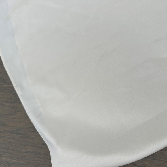 Reformation ROY Satin Wedding Dress Halter Gown - Fior Di Latte - with tags - 12 - Picture 8 of 13